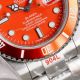 Swiss Grade Orange Dial 904L Steel Blaken Rolex Submariner Replica Watch Limited Edition Watch (3)_th.jpg